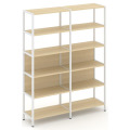 Двухсекционный стеллаж пятиярусный