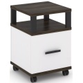Тумба мобильная 1 распашной фасад. С надставкой.
