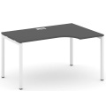Стол рабочий эргономичный на П-образных опорах 40х40 (Левый/Правый)
