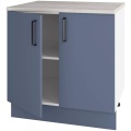 Шкаф кухонный напольный 80 см, со столешницей и дверьми