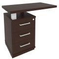 Тумба приставная с топом для прямоугольного стола левая