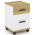 Тумба мобильная 1 ящик + 1 распашной фасад.