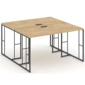 Рабочая станция на металлокаркасе двухсторонняя