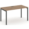 Стол письменный на металлокаркасе на П-образных опорах 40х40