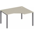 Стол эргономичный Trend на П-образном металлокаркасе, правый