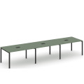 Стол для переговоров на металлокаркасе (3 столешницы)