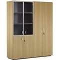 Офисный шкаф для документов комбинированный (хром)