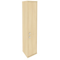 Офисный шкаф высокий узкий закрытый