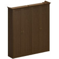 Офисный шкаф высокий закрытый с гардеробом