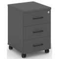 Тумба мобильная 3 ящика. Стандартные колеса