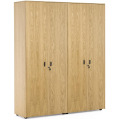 Офисный шкаф с гардеробом (4 двери)