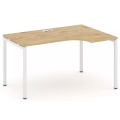 Стол рабочий эргономичный на П-образных опорах 40х40 (Левый/Правый)