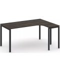 Стол письменный эргономичный Concept на П-образном металлокаркасе (правый)