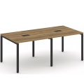 Стол для переговоров на металлокаркасе (2 столешницы)