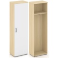 Гардероб узкий неглубокий универсальный, задняя стенка ЛДСП