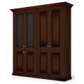 Офисный шкаф комбинированный с гардеробом (выдвижная штанга)