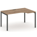 Стол рабочий эргономичный на П-образных опорах 40х40 (Левый/Правый)