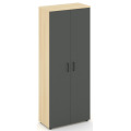 Офисный шкаф высокий широкий (2 высоких фасада, задняя стенка ЛДСП