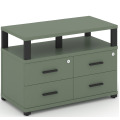 Тумба приставная широкая 4 ящика. С надставкой широкой.