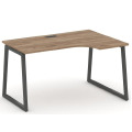 Стол рабочий эргономичный на T1-образных опорах 40х40 (Левый/Правый)