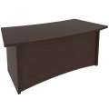 Офисный письменный стол для руководителя (криволинейный)