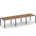 Стол для переговоров на металлокаркасе (3 столешницы)