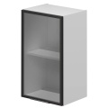 Шкаф кухонный навесной, полка 1 дверь стекло