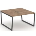 Рабочая станция двухсторонняя на T2-образных опорах 40х40 (Левый/Правый)