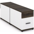 Тумба двухсторонняя опорная/приставная 1 ящик + 1 распашной фасад.