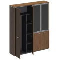 Офисный шкаф комбинированный (для одежды + со стеклом)
