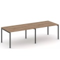 Стол переговорный на П-образных опорах 40х40