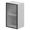 Шкаф кухонный навесной, полка 1 дверь стекло