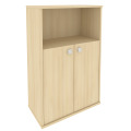 Офисный шкаф средний полузакрытый
