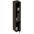 Офисный шкаф для документов 3-дверный узкий