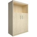 Офисный шкаф средний широкий (2 низкие двери ЛДСП)