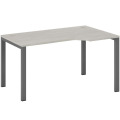 Стол эргономичный правый на металлоопорах