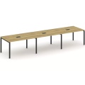 Стол для переговоров на металлокаркасе (3 столешницы)