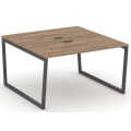 Рабочая станция двухсторонняя на T2-образных опорах 40х40 (Левый/Правый)