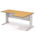 Стол рабочий  эргономичный, на металлокаркасе
