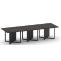 Стол переговорный на металлокаркасе (3 модуля)