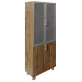 Офисный шкаф высокий широкий (со стеклом)