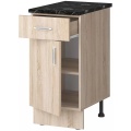 Шкаф кухонный напольный 40 см, со столешницей и ящиком