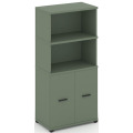 Распашной Офисный шкаф опорный/приставной с надставкой высокой
