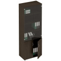 Офисный шкаф для документов со стеклом