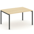 Стол переговорный на П-образных опорах 40х40