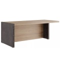 Стол для руководителя письменный с асимметричными опорами (левый)