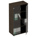 Офисный шкаф для документов со стеклом