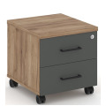 Тумба мобильная 2 ящика. Стандартные колеса
