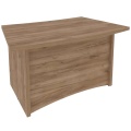 Офисный письменный стол для руководителя (криволинейный)