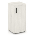 Офисный шкаф низкий узкий левый / правый (1 низкий фасад, задняя стенка ЛДСП)